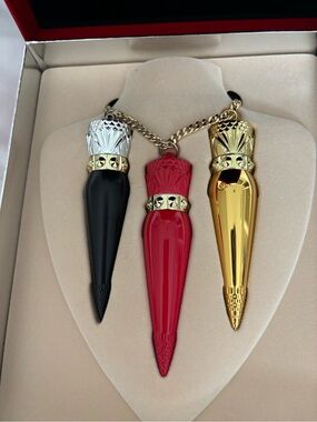 Christian Louboutin Lipstick Necklace Set